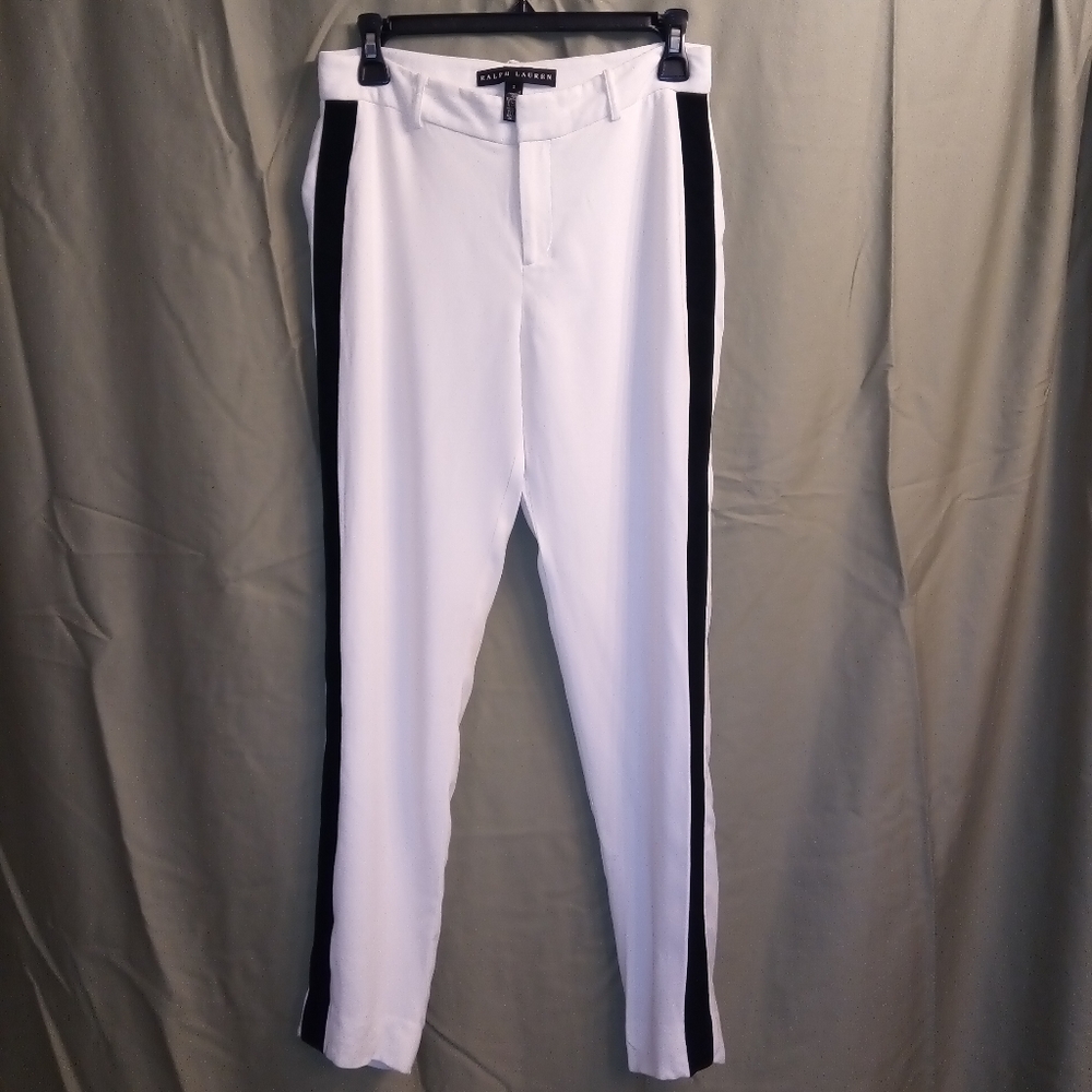 Ralph Lauren Black-Trim Trousers